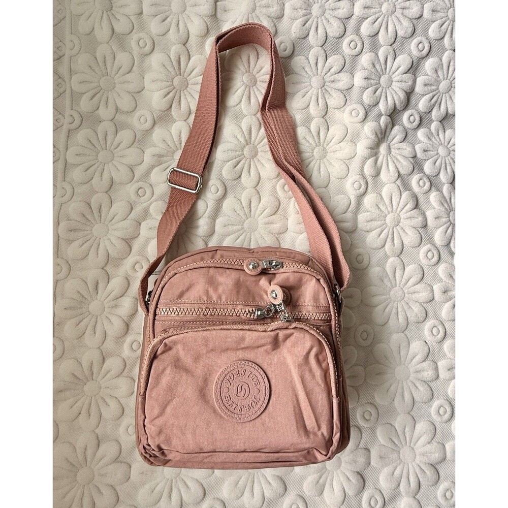 Lightweight Waterproof Nylon Multi Pocket Crossbody Square Bag Everyday use